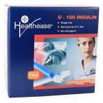 Healthease 1ml Insulin Syringe with 29G Fixed needle